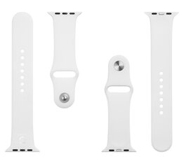 Tactical 499 Silicone Band for Apple Watch 1/2/3/4/5/6/7/SE 42/44/45mm White hind ja info | Tactical Mobiiltelefonid, fotokaamerad, nutiseadmed | hansapost.ee