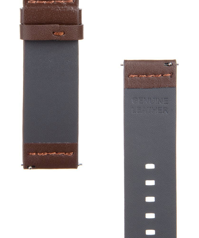 Tactical 308 Leather Band 22mm Brown цена и информация | Nutikellade aksessuaarid ja tarvikud | hansapost.ee