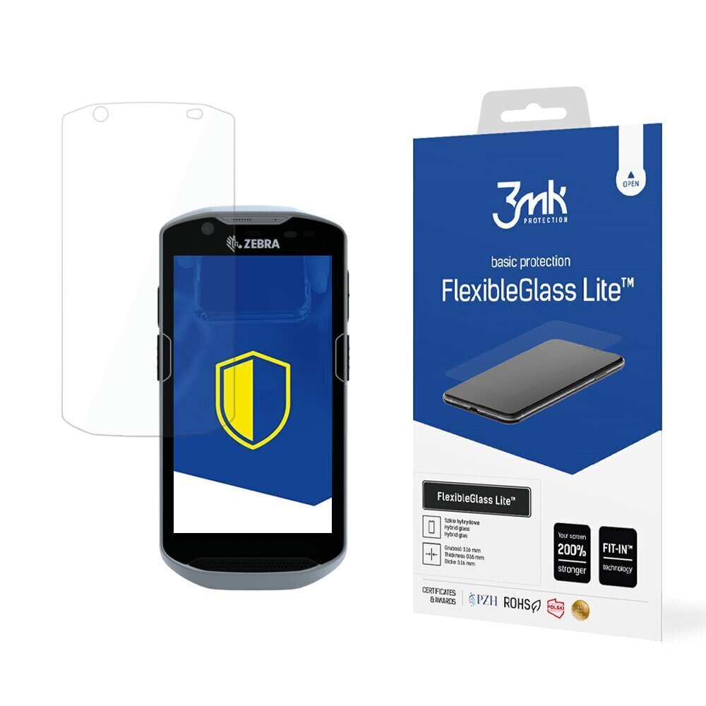 Zebra TC75FK - 3mk FlexibleGlass Lite™ screen protector цена и информация | Ekraani kaitseklaasid ja kaitsekiled | hansapost.ee
