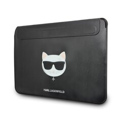 Karl Lagerfeld Choupette Head Embossed Computer Sleeve 13/14" Black hind ja info | Sülearvutikotid | hansapost.ee