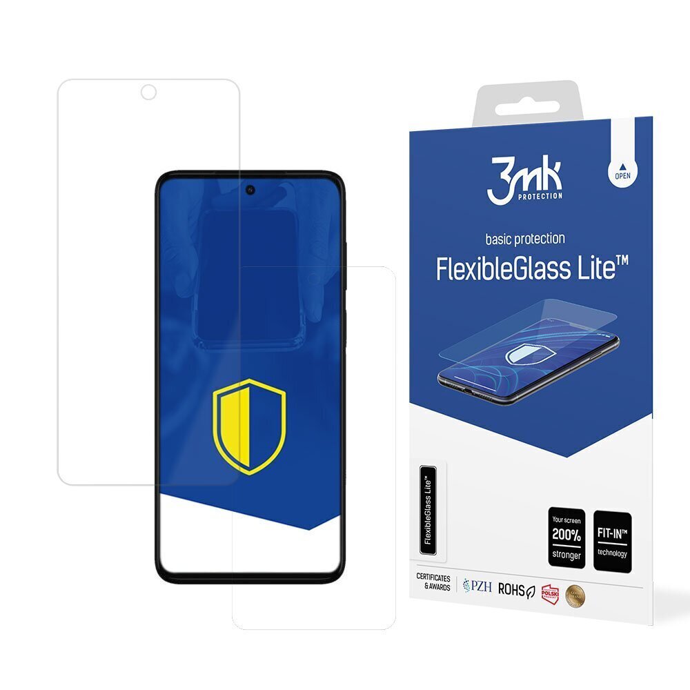 Motorola Moto G52 - 3mk FlexibleGlass Lite™ screen protector цена и информация | Ekraani kaitseklaasid ja kaitsekiled | hansapost.ee