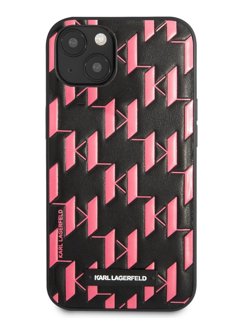 Karl Lagerfeld Monogram Plaque Case for iPhone 13 Pink цена и информация | Telefonide kaitsekaaned ja -ümbrised | hansapost.ee