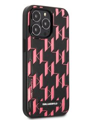 Karl Lagerfeld Monogram Plaque Case for iPhone 13 Pro Pink hind ja info | Telefonide kaitsekaaned ja -ümbrised | hansapost.ee