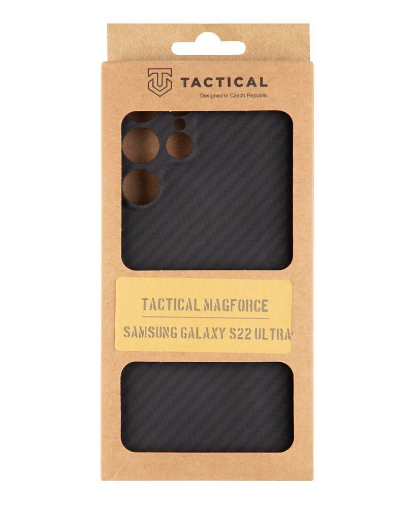 Tactical MagForce Aramid Cover for Samsung Galaxy S22 Ultra Black цена и информация | Telefonide kaitsekaaned ja -ümbrised | hansapost.ee