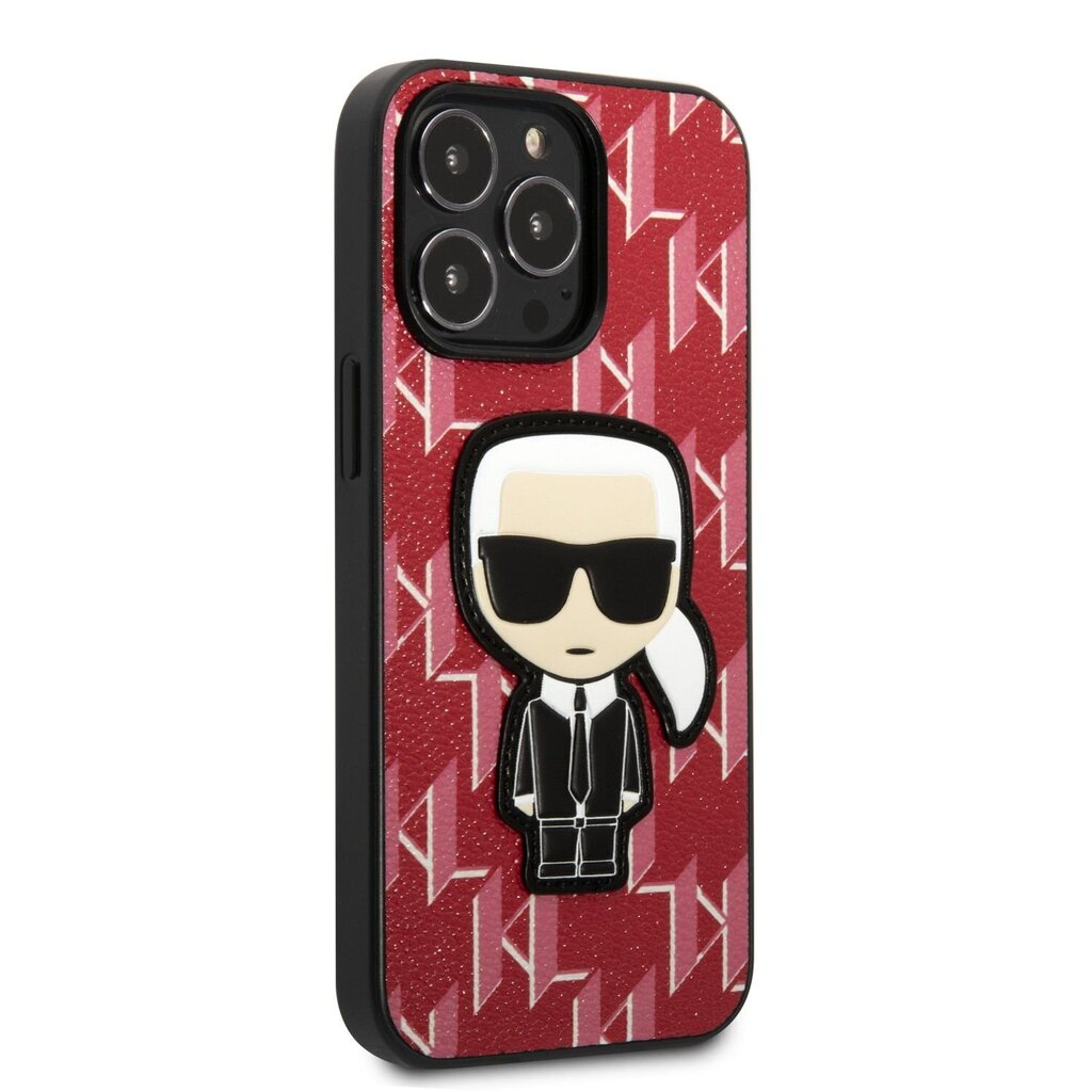 Karl Lagerfeld Monogram Ikonik Case for iPhone 13 Pro Max Red hind ja info | Telefonide kaitsekaaned ja -ümbrised | hansapost.ee