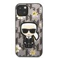 Karl Lagerfeld Ikonik Flower Case for iPhone 13 mini Grey hind ja info | Telefonide kaitsekaaned ja -ümbrised | hansapost.ee