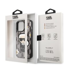 Karl Lagerfeld Ikonik Flower Case for iPhone 13 Pro Max Grey hind ja info | Telefonide kaitsekaaned ja -ümbrised | hansapost.ee