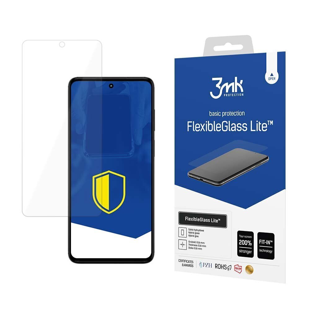 Motorola Moto G82 5G - 3mk FlexibleGlass Lite™ screen protector hind ja info | Ekraani kaitseklaasid ja kaitsekiled | hansapost.ee