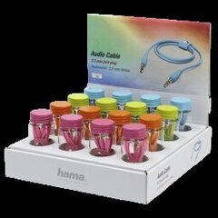 Hama Audio Cable 3.5mm Plug - Plug 1m hind ja info | Mobiiltelefonide kaablid | hansapost.ee