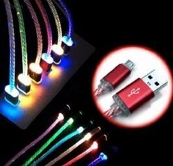 Maxxter LED 8-pin Male to USB Type-A Male 1m цена и информация | Кабели для телефонов | hansapost.ee