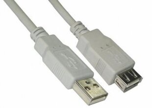 Kabelis Brackton USB Male - USB Female 2m White цена и информация | Кабели для телефонов | hansapost.ee