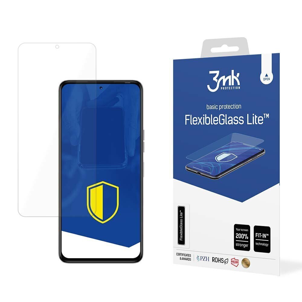 Tecno Camon 18 - 3mk FlexibleGlass Lite™ screen protector hind ja info | Ekraani kaitseklaasid ja kaitsekiled | hansapost.ee