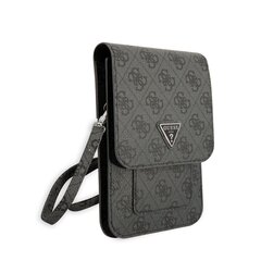 Guess PU 4G Triangle Logo Phone Bag Black hind ja info | Telefonide kaitsekaaned ja -ümbrised | hansapost.ee