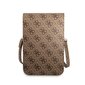 Guess PU 4G Triangle Logo Phone Bag Brown hind ja info | Telefonide kaitsekaaned ja -ümbrised | hansapost.ee