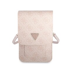 Guess PU 4G Triangle Logo Phone Bag Pink цена и информация | Чехлы для телефонов | hansapost.ee