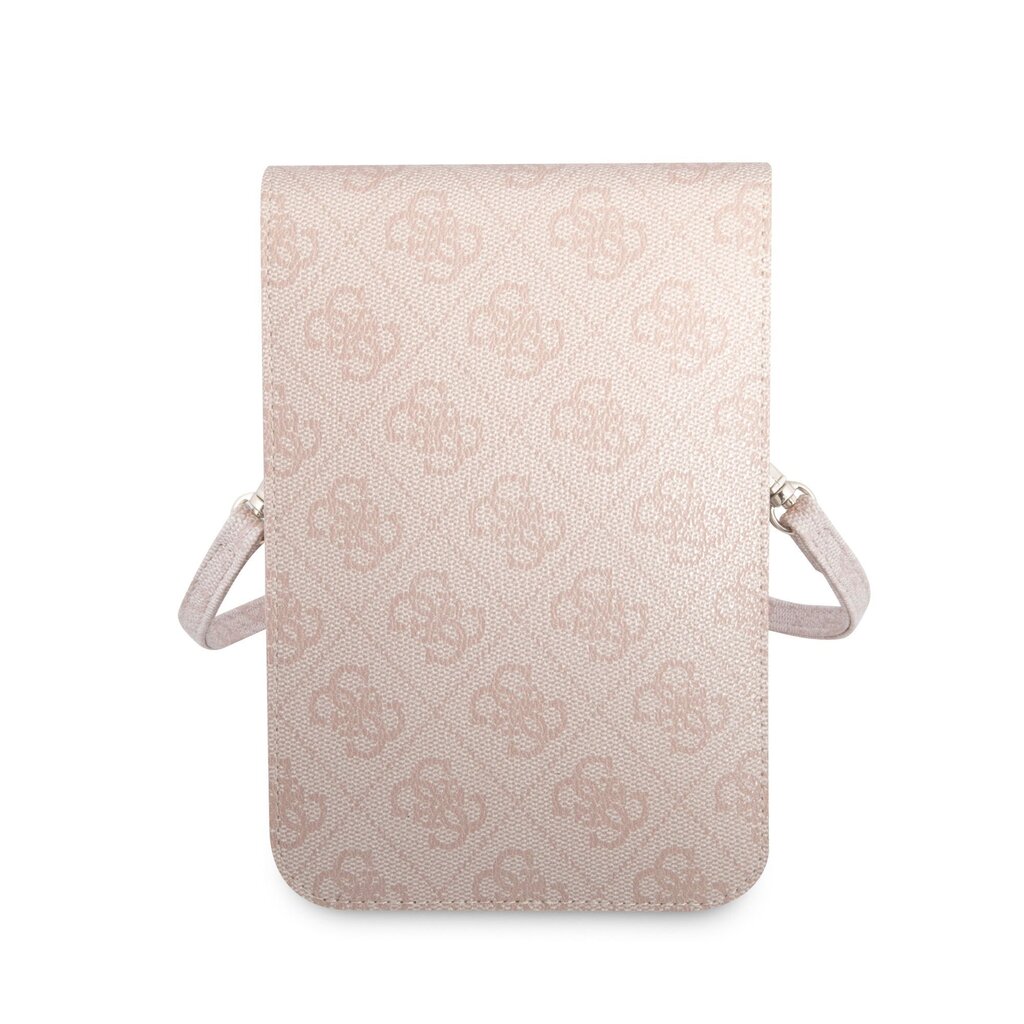 Guess PU 4G Triangle Logo Phone Bag Pink цена и информация | Telefonide kaitsekaaned ja -ümbrised | hansapost.ee