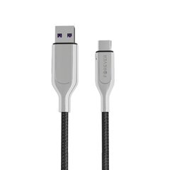 Forever Core Utra Fast кабель USB - USB-C 5A black цена и информация | Кабели для телефонов | hansapost.ee