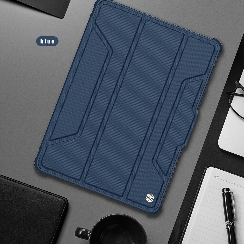 Nillkin Bumper PRO Protective Stand Case for Samsung Galaxy Tab S7+/S8+/S8+ 5G Sapphire Blue цена и информация | Tahvelarvuti ümbrised ja kaaned | hansapost.ee