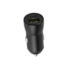 Maxlife MXCC-04 PD3.0 + QC3.0 car charger 1x USB-C 1x USB 20W black hind ja info | Laadijad mobiiltelefonidele | hansapost.ee