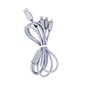Maxlife 3in1 cable USB - Lightning + USB-C + microUSB 1,0 m 2,1A grey nylon цена и информация | Mobiiltelefonide kaablid | hansapost.ee