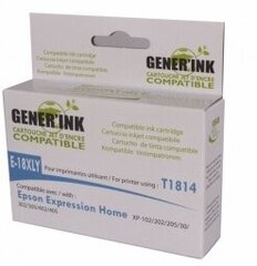 Tindikassett Generink Epson E-18XL Yellow hind ja info | Tindiprinteri kassetid | hansapost.ee