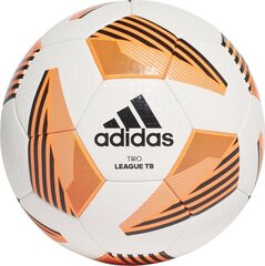 Футбольный мяч Adidas Tiro League TB бело-оранжевый FS0374 цена и информация | Футбольные мячи | hansapost.ee