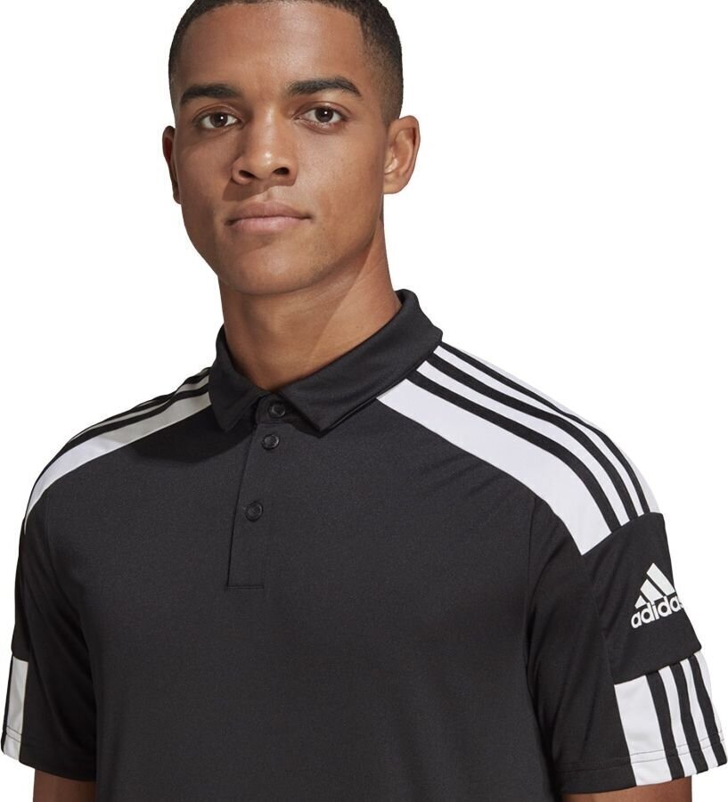 Meeste T-särk Adidas Squadra 21 Polo GK9556, must hind ja info | Jalgpalli varustus ja riided | hansapost.ee