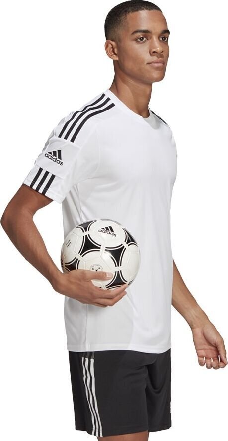 Meeste T-särk Adidas Squadra 21 GN5726, valge hind ja info | Jalgpalli varustus ja riided | hansapost.ee