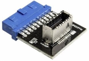Raijintek USB 3.0 20 Pin to USB Mini 20 Pin Frontpanel USB Type C Adapter Motherboard hind ja info | Konstruktorid, robootika ja tarvikud | hansapost.ee
