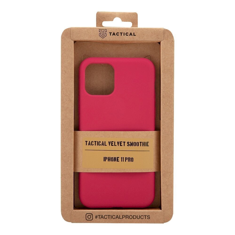 Tactical Velvet Smoothie Cover for Apple iPhone 11 Pro Sangria цена и информация | Telefonide kaitsekaaned ja -ümbrised | hansapost.ee