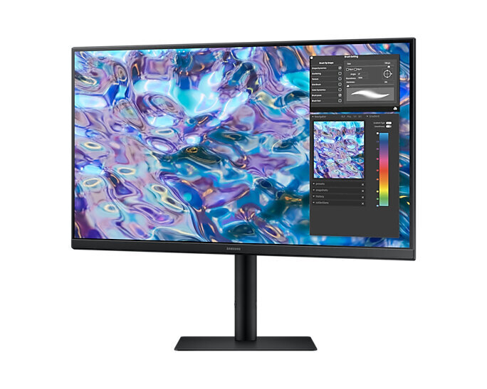 LCD Monitor|SAMSUNG|S61B|27"|Panel IPS|2560x1440|16:9|75hZ|5 ms|Swivel|Pivot|Height adjustable|Tilt|Colour Black|LS27B610EQUXEN цена и информация | Monitorid | hansapost.ee