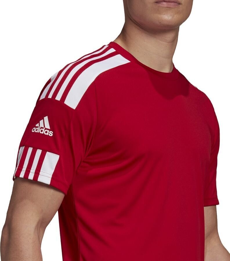 Meeste lühikeste varrukatega T-särk Adidas Squadra 21 Jersey GN5722, punane цена и информация | Jalgpalli varustus ja riided | hansapost.ee
