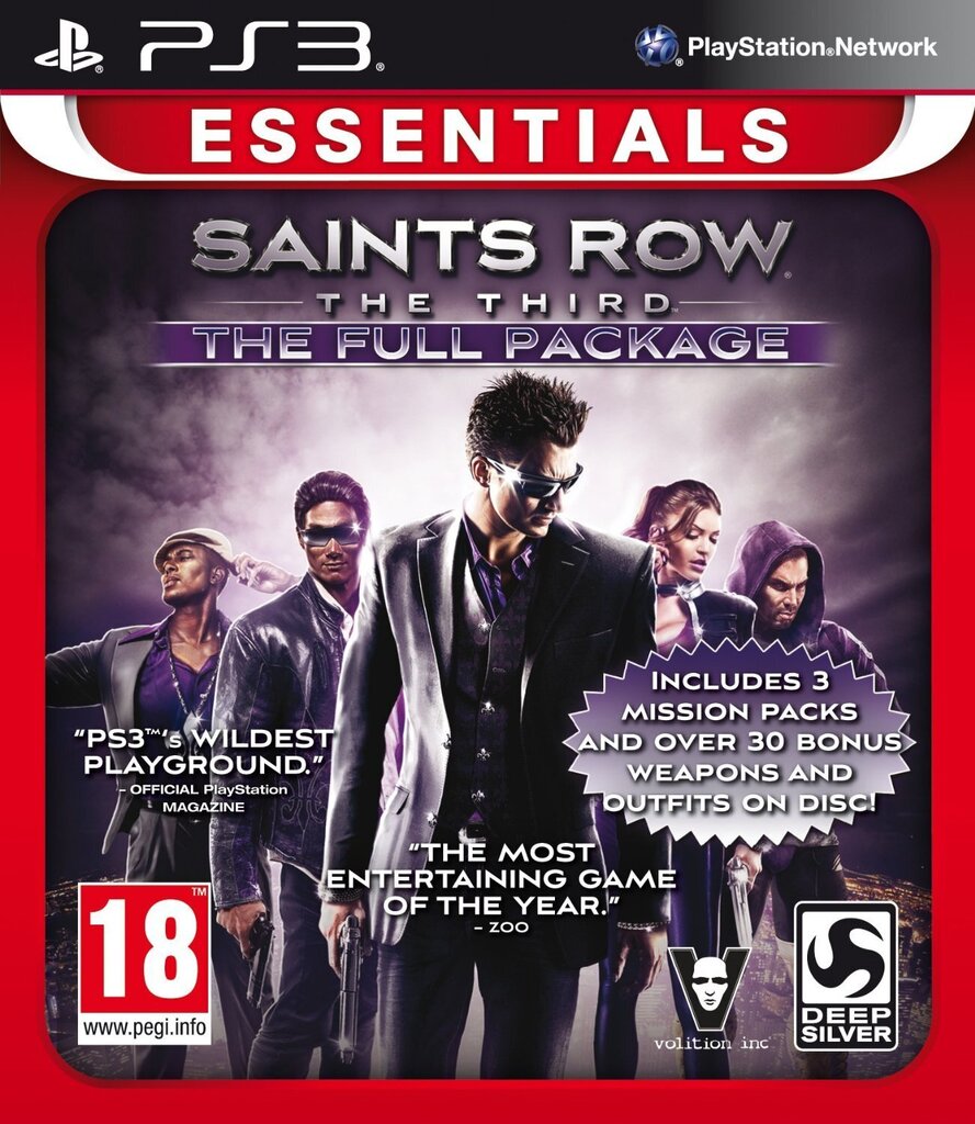 PS3 Saints Row The Third: The Full Package цена и информация | Konsooli- ja arvutimängud | hansapost.ee