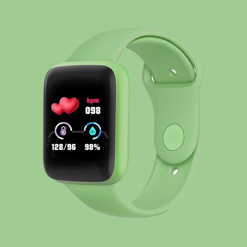 iWear M7 Smart & Fit Watch with Full Touch 1.3'' IPS Media control / HR / Blood pressure / Social Green цена и информация | Nutikellad, laste nutikellad | hansapost.ee