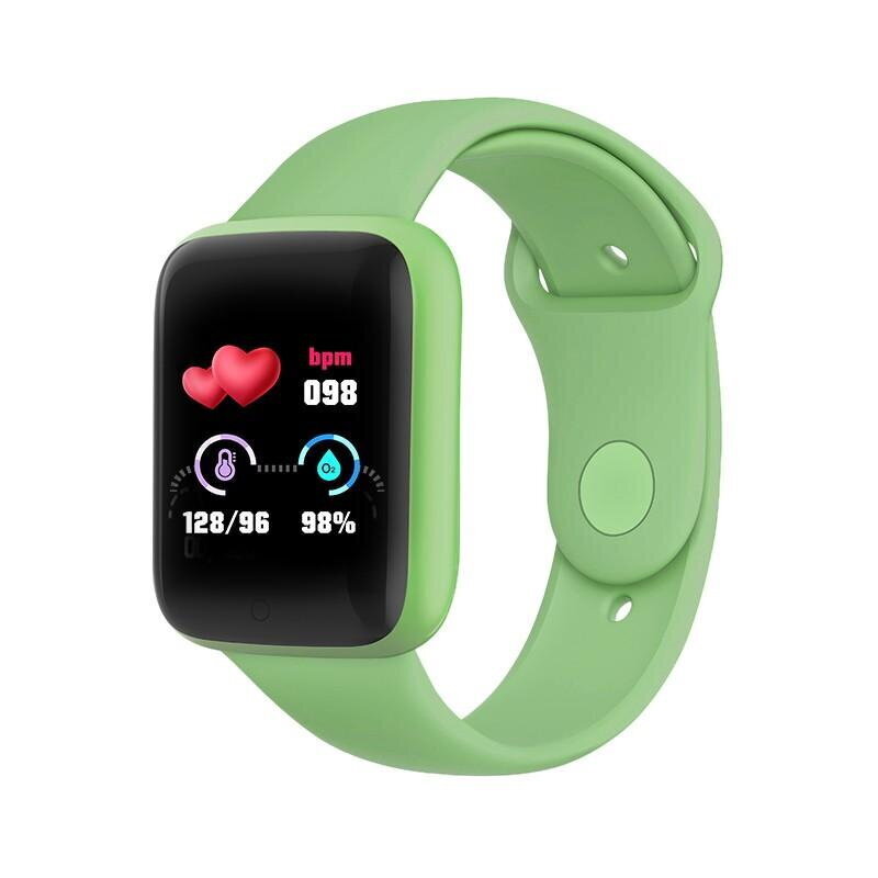iWear M7 Smart & Fit Watch with Full Touch 1.3'' IPS Media control / HR / Blood pressure / Social Green hind ja info | Nutikellad, laste nutikellad | hansapost.ee