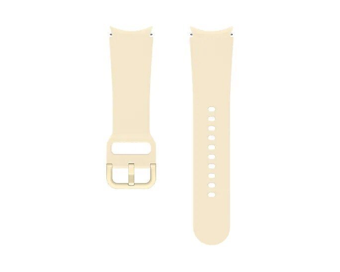 Samsung Galaxy Watch4/Watch4 Classic Sport Band (20mm, S/M) Beige цена и информация | Nutikellade aksessuaarid ja tarvikud | hansapost.ee