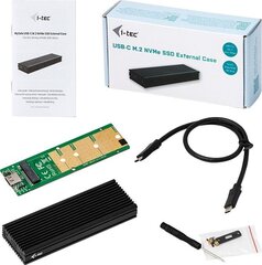 iTec M.2 NVMe USB-C box hind ja info | Sisemised kõvakettad | hansapost.ee
