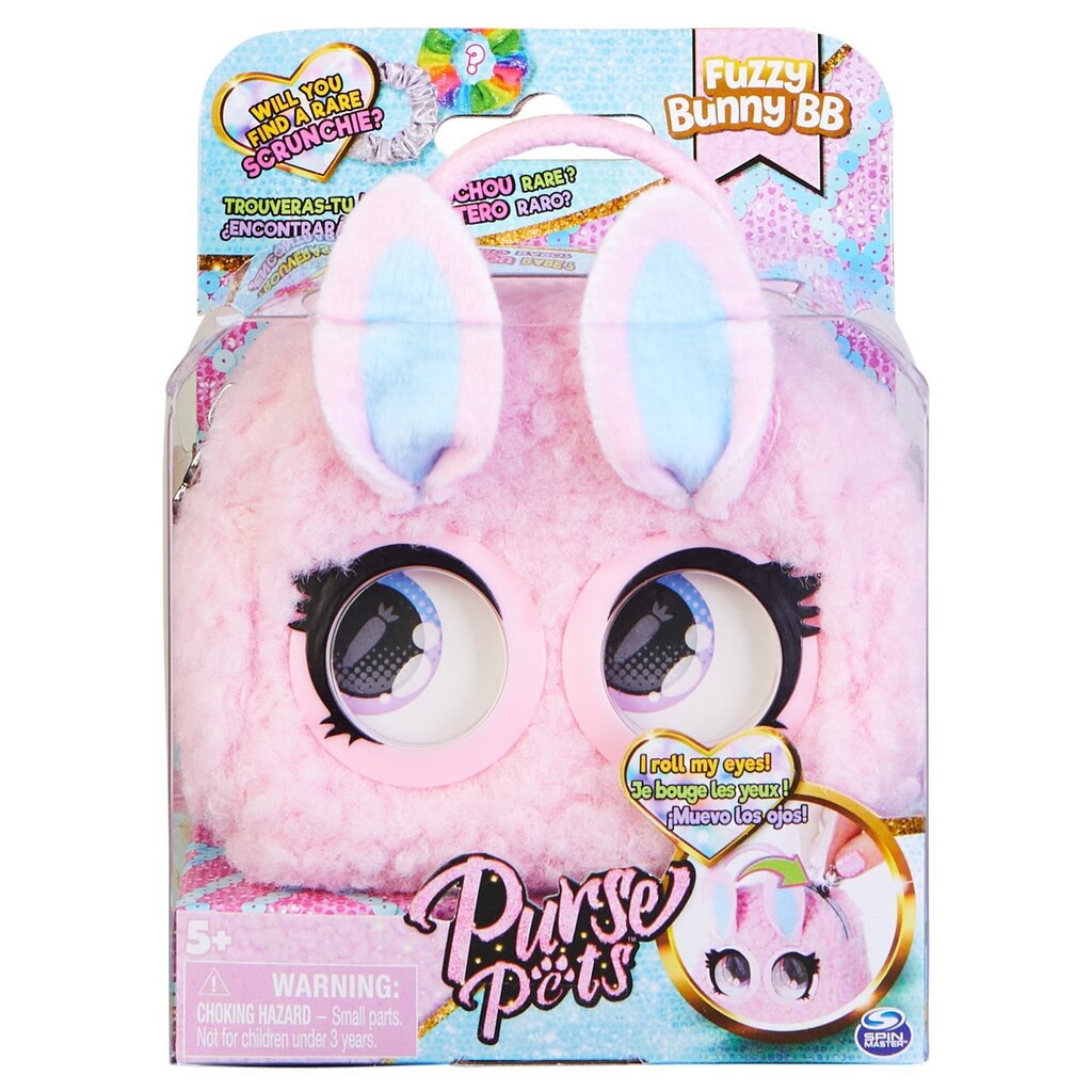 Purse Pets mikro kotike Fuzzy Bunny BB hind ja info | Aksessuaarid lastele | hansapost.ee