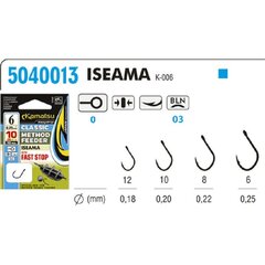 Konksud jalutusrihmaga Kamatsu Iseama Method Feeder Fast, 10 cm - nr 12 hind ja info | KAMATSU Sport, puhkus, matkamine | hansapost.ee
