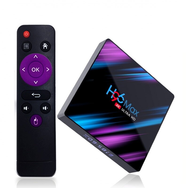 Riff H96 16GB 4 K Media Player Smart TV Box 2 GB +16 GB Android 10.0 Wi-Fi / Bt Rockchip RK3318 - Must hind ja info | Multimeediakeskused | hansapost.ee