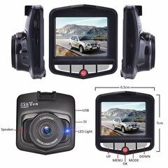 Videokaamera iWear Gt4 Hd auto-Dvr armatuurlaua G-sensoriga, 1080p Hd 140° lainurk 2,4'' Lcd - must hind ja info | Riff Autokaubad | hansapost.ee