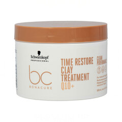 Mask normaalsetele juustele Schwarzkopf Bonacure Time Restore Clay, 500 ml price and information | Hair masks, oils and serums | hansapost.ee