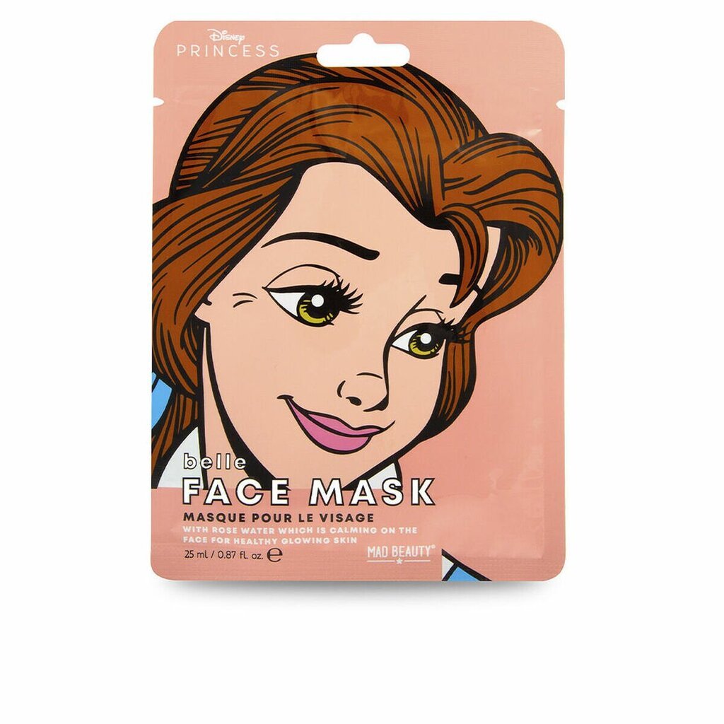 Niisutav ja lõbus näomask Mad Beauty Disney POP Princess After Summer Sun & Pool Kids (1 tk Bella 25 ml) hind ja info | Näomaskid ja silmamaskid | hansapost.ee