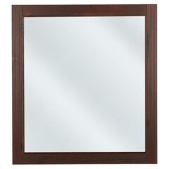 Зеркало для ванной комнаты Hakano Vinex, 80x73 см, коричневое цена и информация | Зеркала | hansapost.ee