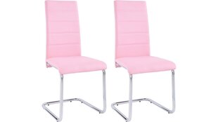 Комплект из 2-х стульев Amber, розовый цена и информация | Стулья для кухни и столовой | hansapost.ee
