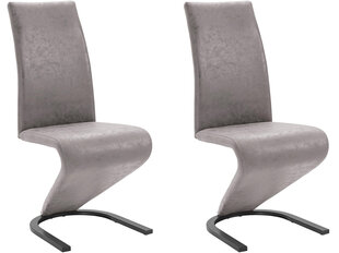 Комплект из 2-х стульев Notio Living Zap, серый цена и информация | Стулья для кухни и столовой | hansapost.ee