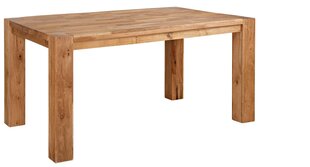 Стол обеденный Notio Living Ea 160 см, светло-коричневый цена и информация | Кухонные и обеденные столы | hansapost.ee