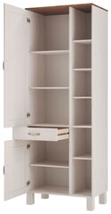 Кухонный шкафчик Notio Living Dennis 205, белый/коричневый цена и информация | Кухонные шкафчики | hansapost.ee