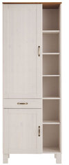 Кухонный шкафчик Notio Living Dennis 205, белый/коричневый цена и информация | Кухонные шкафчики | hansapost.ee