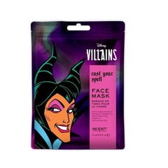 Niisutav ja lõbus näomask Mad Beauty Pop Villains After Summer Sun & Pool Kids (1 tk Maleficent Passionfruit x 25 ml) hind ja info | Laste ja ema kosmeetika | hansapost.ee